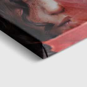 Canvas on stretcher frame